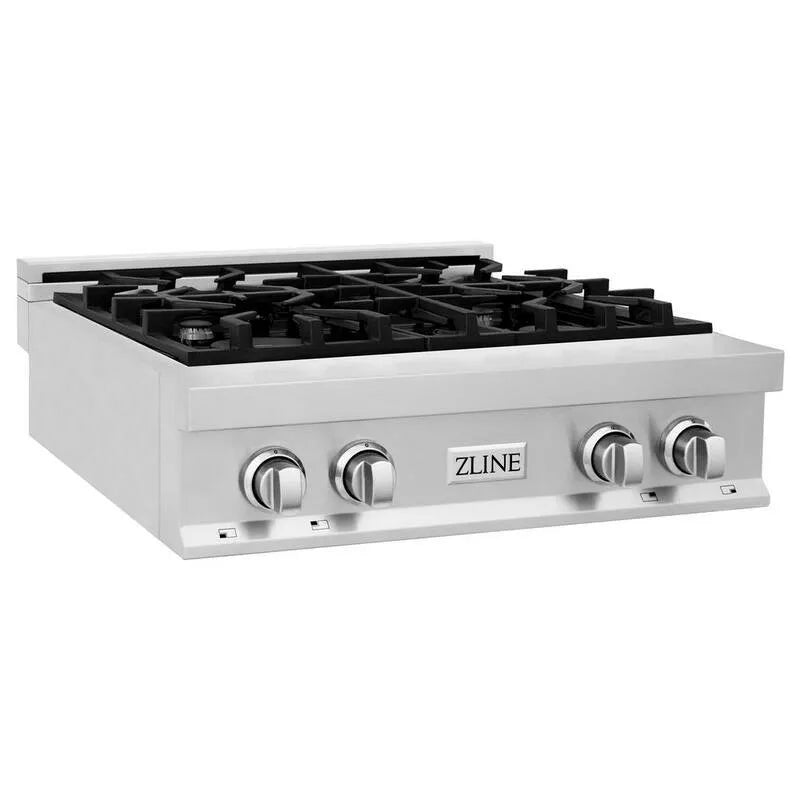 Gaskochtop, Edelstahl, 30 Zoll, 4 Brenner, versiegelte Verbrennungsbrenner Kochfläche, 30 in, Gaskochfelder