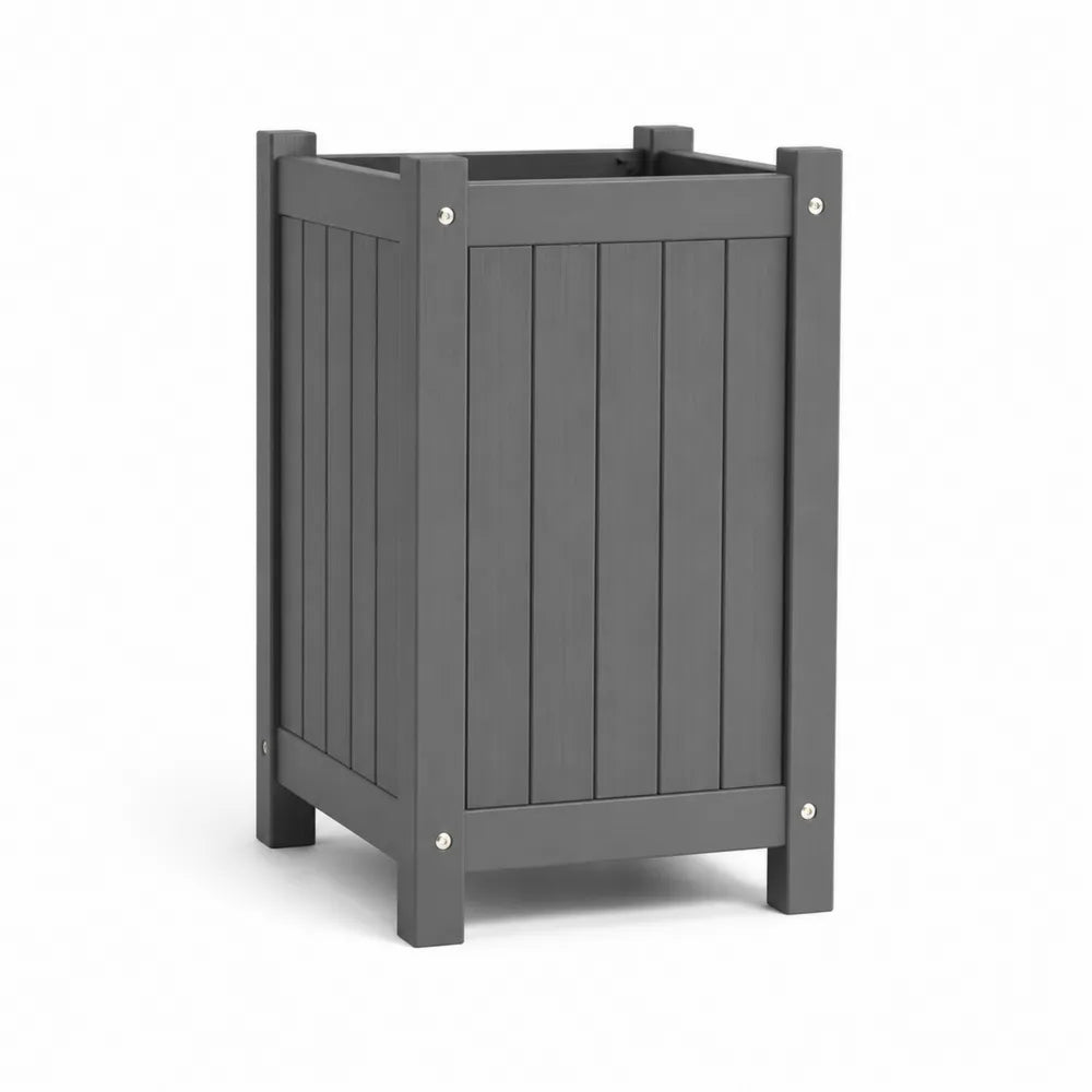 Pflanzkasten rechteckig PP Kunststoff Anthrazit 50 x 50 x 70 cm