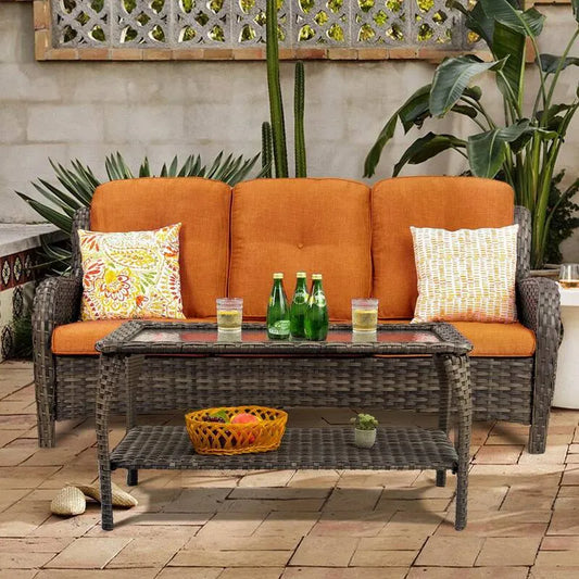 Sofa, Garten, Patio, Polyrattan, Wohnzimmer Sitzen