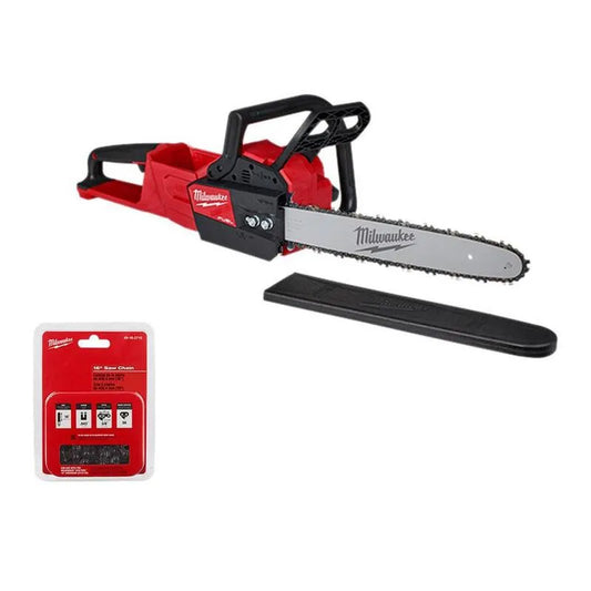 Milwaukee FUEL 16 M18 Kettensäge, 16 in., 18V, Nur Werkzeug, Bürstenlos, Batterie