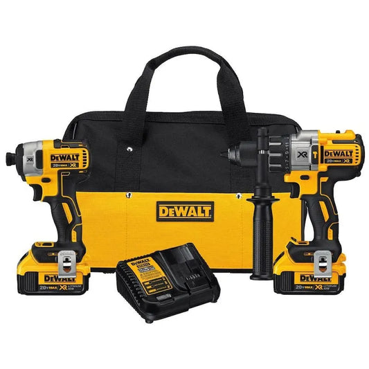DEWALT 4. 0Ah Werkzeugset, 20V, Schnurloses Design, 20V Batterien und Ladegerät, Bürstenlos, 4.0Ah