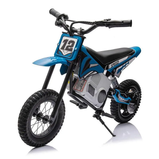 350, Fahrt auf dem Motorrad 350-Watt Bürstenlos Motor Variable Geschwindigkeit bis 15, 5 MPH, Blau, Kinderfahrzeuge