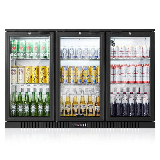 Kühlschrank 32°F-50°F Kommerzielle Anzeigeleiste, Kommerzielles-Grade-Design, 53 in., 4 cu. ft, 11. 4 cu, Counter Height Back Bar Kühler, mit LED-Licht