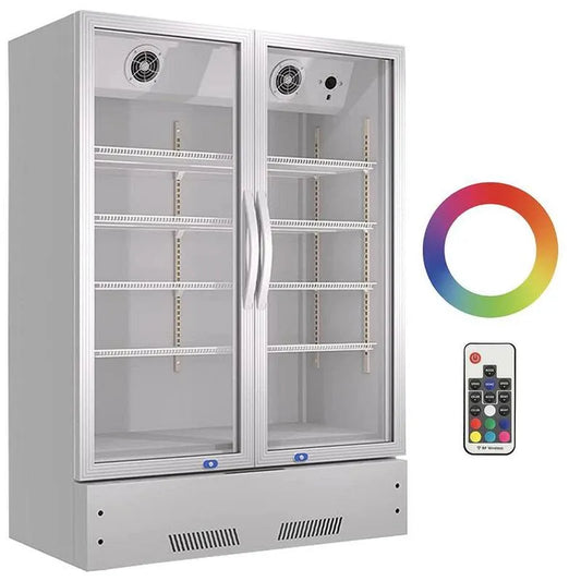 Kühlschrank, 38. 3 in., 17. 1 cu ft, ETL, Commercial-Grade Design, Upright, Silver, 38.3 in, 17.1 cu. ft