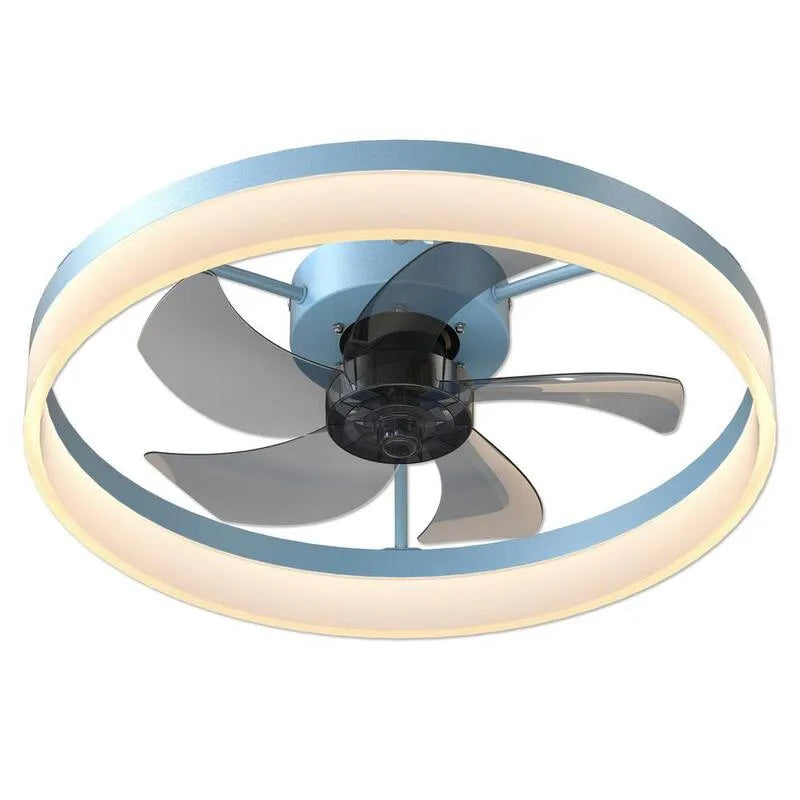 Speeds Modern Style Ventilator Licht, 20 in., 6 Speeds, Innenbereich, mit Fernbedienung, Blue