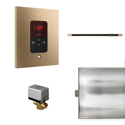 Basic Butler Linear Package Square Brushed Bronze, Mr. Steam