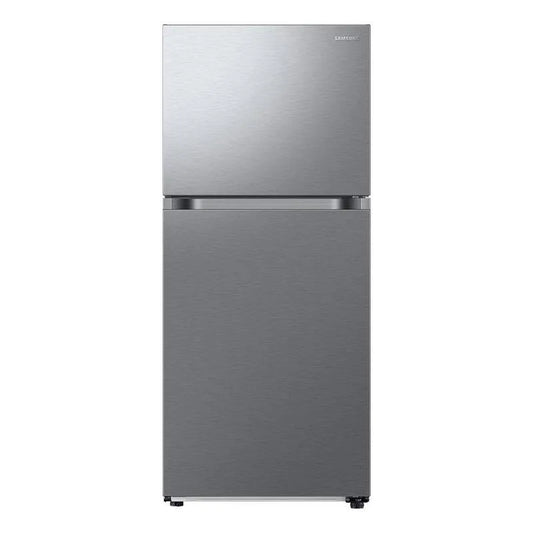 Samsung Kühlschrank, 18 cu. ft, Edelstahl, Gefrorene Lebensmittel-Lagerung, Fingerabdruckresistenter Edelstahl, Kühlschränke mit Top-Gefrierschrank