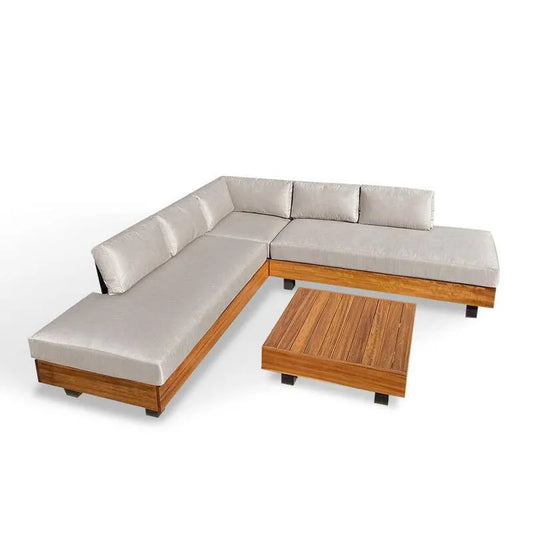 Schnittsofa, Outdoor, Aluminium, Patio, Alden, Wohnzimmer Modular Sitzgruppe