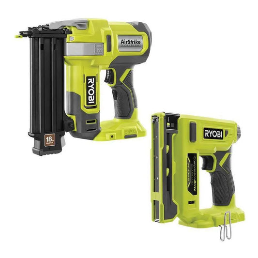 RYOBI 18-Gauge, kabellos Design, Luftkompression, 18V, 3/8 in., Nur Werkzeuge, Crown Stapler