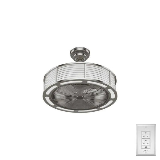Hunter Deckenventilator, 22 in., Innen, gebürstetes Nickel, ferngesteuerte Luftzirkulation