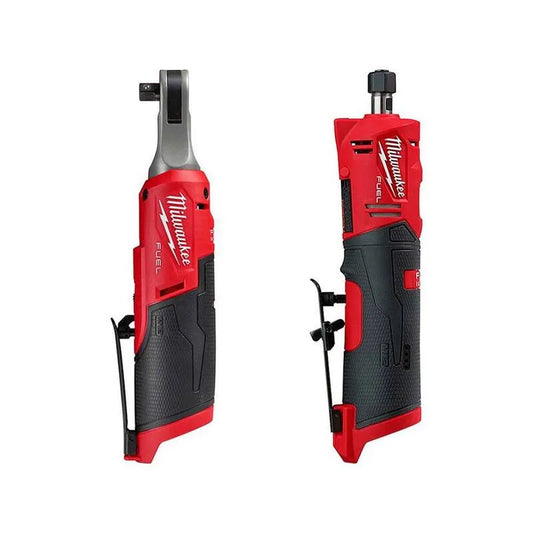 Milwaukee 12-Volt, 3/8 in., 4 in., kabellos Design, Straight Die Grinder, M12, bürstenlos