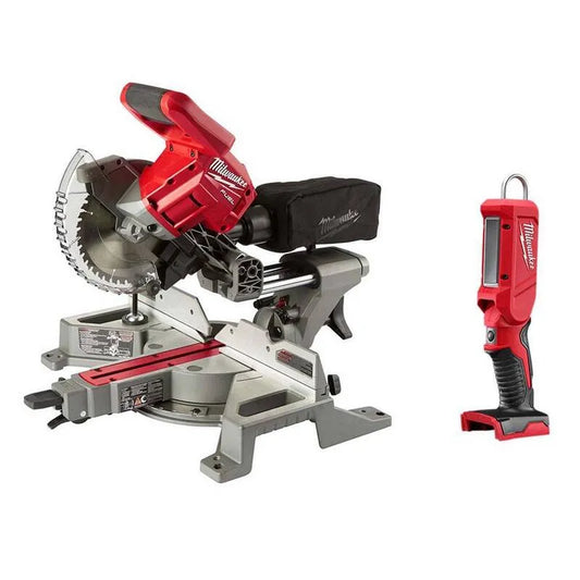 Milwaukee 18-Volt Miter Säge mit LED Stick Licht, 7-1/4 in., kabellos Design, M18, bürstenlos