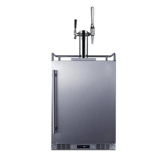 Tap Garten Built-In Cold Brew Coffee Kegerator, Twin