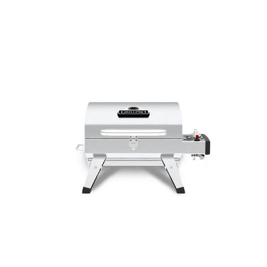 Tragbarer Propangasgrill, Edelstahl, kompaktes tragbares Design, Flüssigpropan