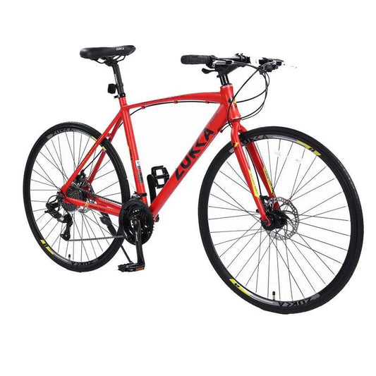 Unbranded, Bremsrad für Männer Frauen & # x27; s City Bicycle Red, Rot/Rosa, Fahrräder, 28 in