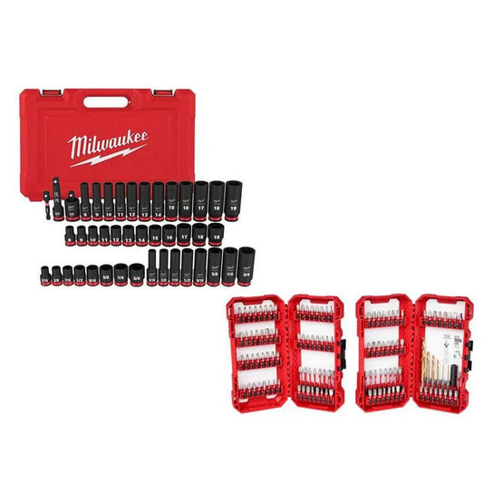 163 Teile 6-Point Milwaukee 6-Punkt-Impakt-Socket, 3/8 in., 163-Stück