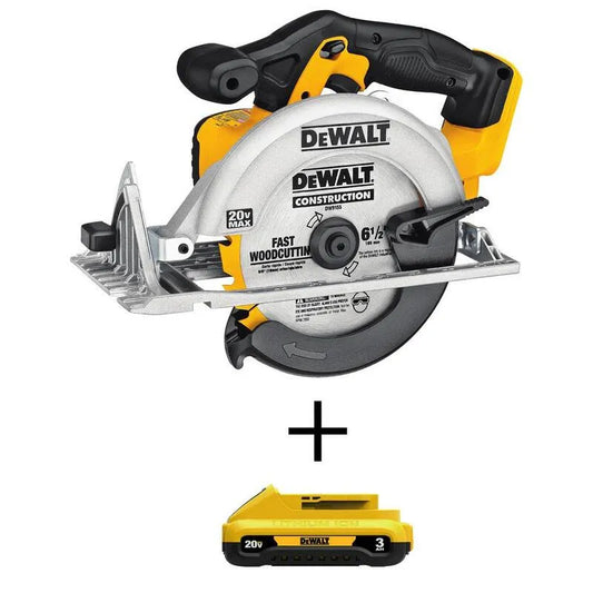 DEWALT 3. 0Ah, kabellos Design, kompakte, tragbare Bauweise, 20V, 6-1/2 in., Kreissäge und, 3.0Ah