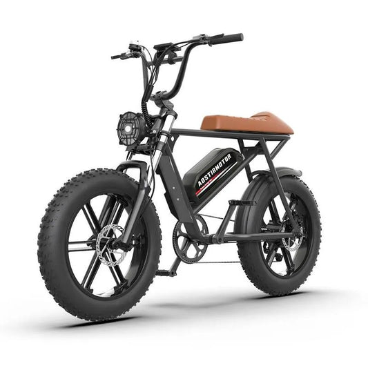 750, Boys Electric Bike 750-Watt-Motor mit 48-Volt-13AH Li-Batterie in Schwarz