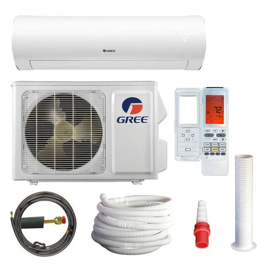 60Hz 1. 5-Ton kanalloses Mini-Split-System 1, 5 Tonnen, Wärmefunktion, 18000 BTU, 60 Hz, Wi-Fi, Sapphire, 230, 208