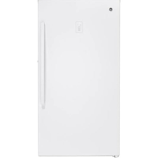 GE Upright GEfrierschrank, 17. 3 cu. ft, Gara Ready 17. 3 cu, Frost inklusive, Weiß, 17.3 cu. ft, GEfrierschränke