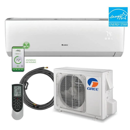 kanalloses Mini-Split-System Gen3, 1, 5 Tonnen, 23 SEER, 18000 BTU, 230V, Vireo, 18,000 BTU