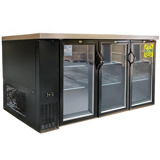 EBB72-H2, Commercial NSF Beer Schwarz Glastür Back Bar Kühler Gehäuse EBB72-H2 in Schwarz, Commercial, 19. 2 cu. ft, 70. 5 in., 70.5 in, 19.2 cu. ft