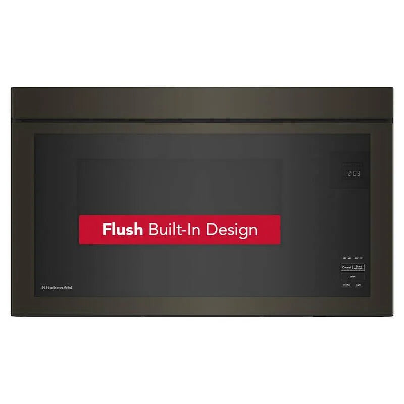 KitchenAid 1000-Watt Mikrowelle Oven, 30 in., 1, 1 cu ft, Edelstahl, Schwarz, 1.1 cu. ft