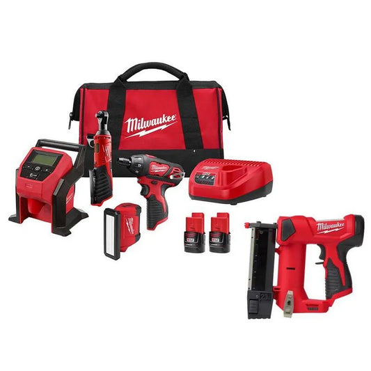 Milwaukee 12-Volt Lithium-Ionen-Bürste ohne Schnur, Schnurloses Design, M12, 23