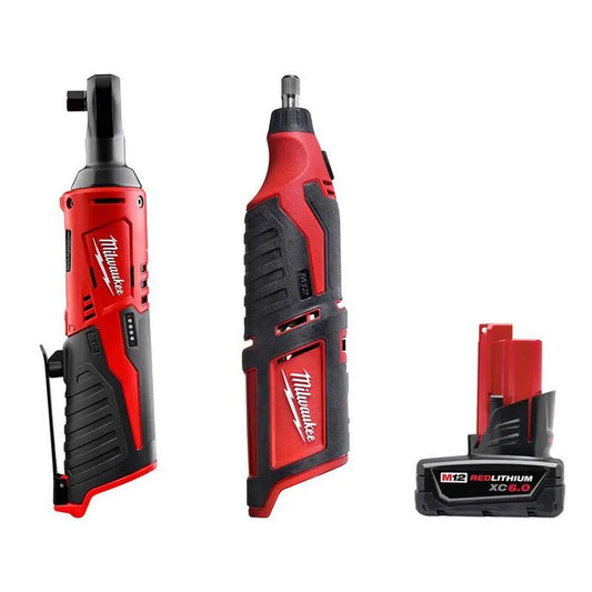 Milwaukee 12-Volt Rotary Werkzeug, 3/8 in., kabellos Design, M12, 6, 0 Ah, 6.0 Ah