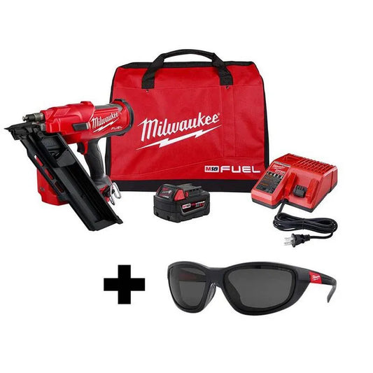 Milwaukee 18-Volt-Lithium-Ionen-Bürstenloser Rahmennagelsatz, 3-1/2 in., M18, 30, Transparent, Rahmen Nailers