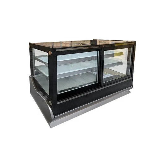 EW60B, Kommerziell-Grade-Design, Kommerziell gekühlte Auftisch-Bäckerei Display EW60B Schwarz, 59.4 in, 11.5 cu. ft