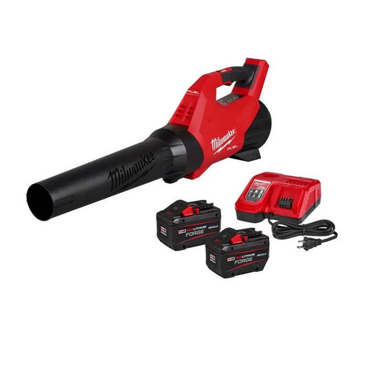 Milwaukee FUEL 120 M18 Schnurloser batteriebetriebener Blattblaser, 500 CFM, 18V, Schnurloser Entwurf, 12. 0 Ah FORGE Batterien, bürstenlos, 12.0 Ah