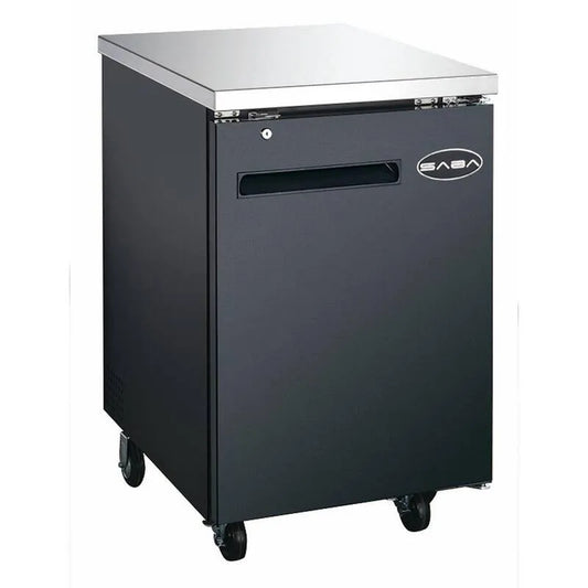 Kühlschrank W 6, Edelstahl, Commercial-Grade Design, 23, 5 in., 6, 5 cu ft, Schwarz, 23.5 in, 6.5 cu. ft